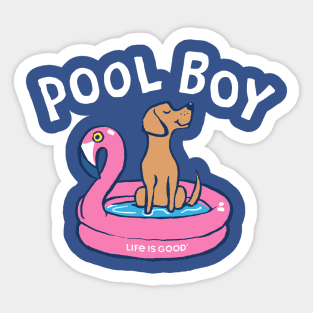 Pool Boy 2 Sticker